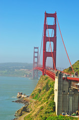 San Francisco, California, Usa: il Golden Gate Bridge il 9 giugno 2010. Il ponte, inaugurato nel 1937, è diventato il simbolo della città di San Francisco nel mondo