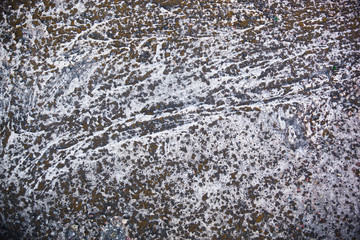 Gray concrete surface with rich and various texture