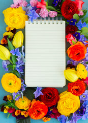 Flowers festive composition