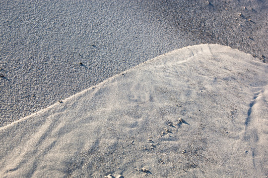 Gray sand surface