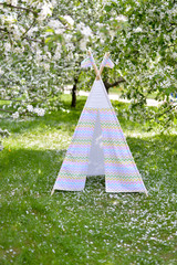 wigwam in garden © avikki