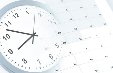 Clock and calendar