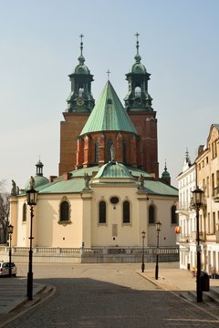 Royal Gniezno Cathedral dating from 1331. Poland