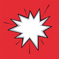 Isolated comic expression