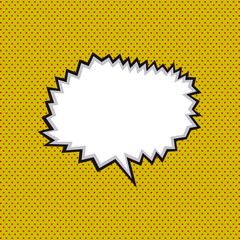 Isolated comic expression