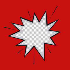 Obraz premium Isolated comic expression