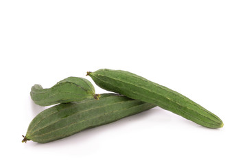 loofah on the white background