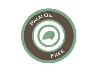 Palm Oil Free - Sticker / Label