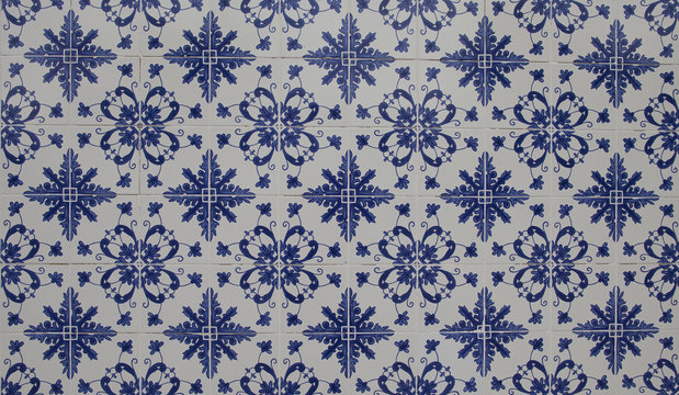 Vintage azulejos, traditional Portuguese tiles