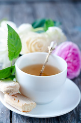 Tea in the Shabby Chic style
