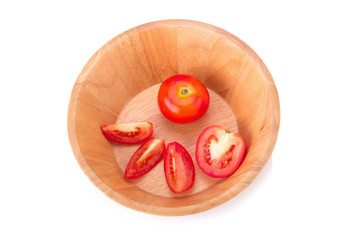 tomato isolated on white background