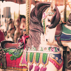 Vintage carousel horse