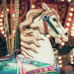 Vintage carousel horse - 111635548