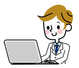 白衣　男性　PC