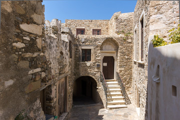 The Venetian castle in Naxos island, Cyclades - obrazy, fototapety, plakaty