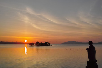 宍道湖の夕日