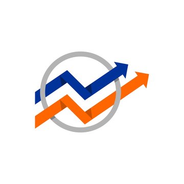 finance management financial vector logo icon 