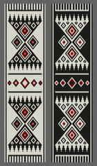 Traditional Arabian Sadu Weaving Bookmarks - obrazy, fototapety, plakaty