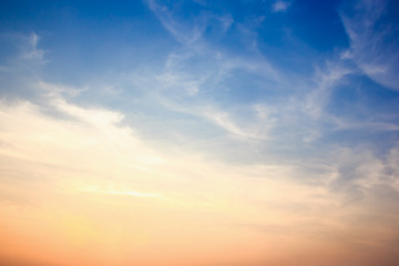 Obraz premium blue sky background.