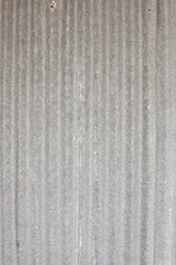 galvanized sheet used as door/wall at old town : songkhla Thailand