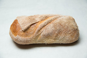  Ciabatta loaves of bread  background