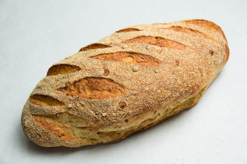 Fresh whole grain bread
