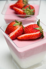 Strawberry mousse