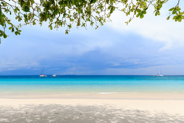 Fototapeta na wymiar tropical beach,beach clear water,beach island