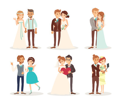 Bride And Groom Cartoon Images – Browse 20,064 Stock Photos, Vectors, and  Video | Adobe Stock