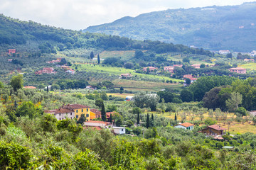 Fototapeta na wymiar Panorama of Tuscany.