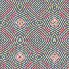 Seamless Floral Ethnic Pattern