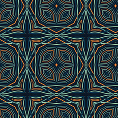 Seamless Floral Ethnic Pattern