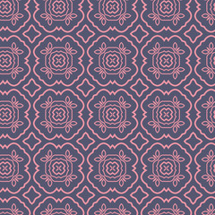 Seamless Floral Ethnic Pattern