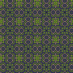 Seamless Floral Ethnic Pattern