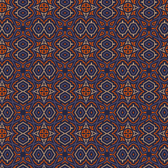 Seamless Floral Ethnic Pattern
