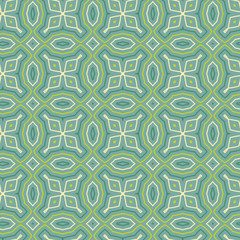 Seamless Floral Ethnic Pattern