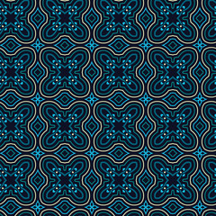 Seamless Floral Ethnic Pattern