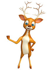 cute Deer funny cartoon character
