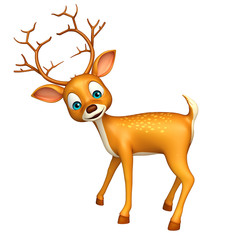 cute Deer funny cartoon character
