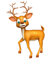 cute Deer funny cartoon character