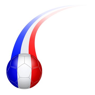 Ballon football couleur France (3b)