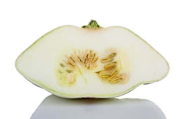 squash in the section on white isolated background