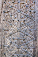 Traditional carved door in Stone Town, Zanzibar, Tanzania
