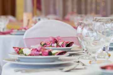 wedding table set