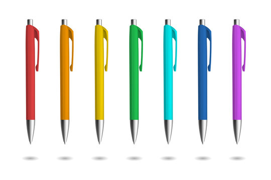 Realistic pens for identity design
