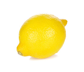 Lemon isolated on white background.