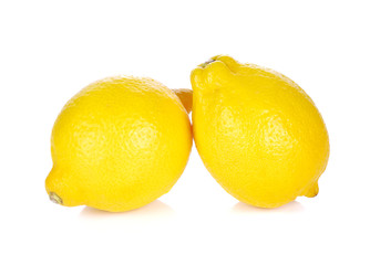 Lemon isolated on white background.