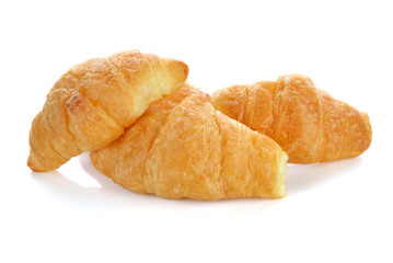 Mini Croissant isolated on white background