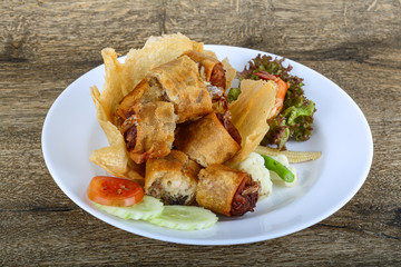 Fried spring rolls