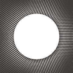 geometric halftone background